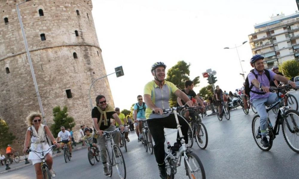 Υπερδιπλασιάζεται το δίκτυο ποδηλατοδρόμων στη Θεσσαλονίκη